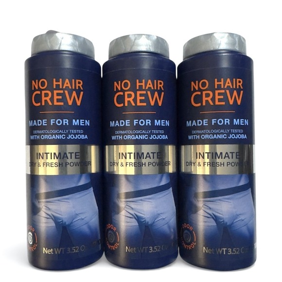 No hair crew Other - NO Hair Crew Intimate Dry & Fresh Powder for‎ Men 3.52 oz Lot of 3